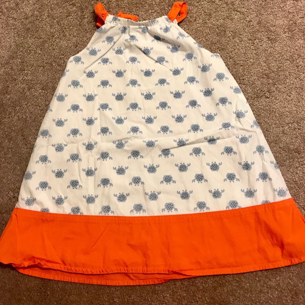 GYMBOREE 2T Orange crab dress